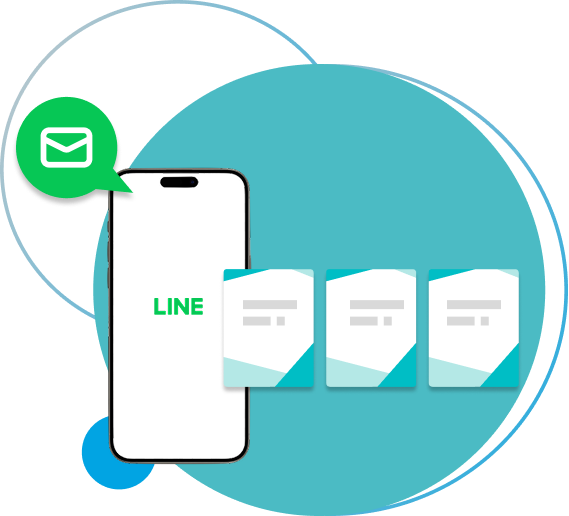 整合企業 LINE OA 功能示意圖